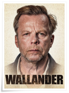 TV poster: “Wallander, Series 2” (BBC Four, 2009-2010) [Swedish, subtitled]