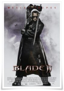 Film poster: “Blade II” dir. Guillermo del Toro (2002)