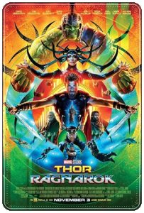 Film poster: “Thor: Ragnarok” dir. Taika Waititi (2017)