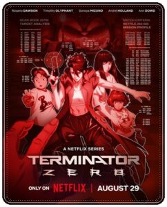 TV poster: “Terminator Zero” by Mattson Tomlin; dir. Masashi Kudō (Netflix, 2024)