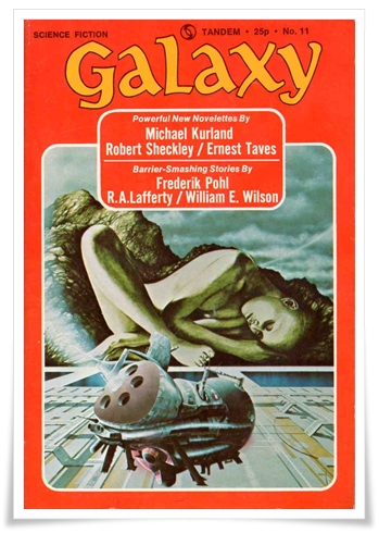 Magazine cover: Galaxy (November 1973).